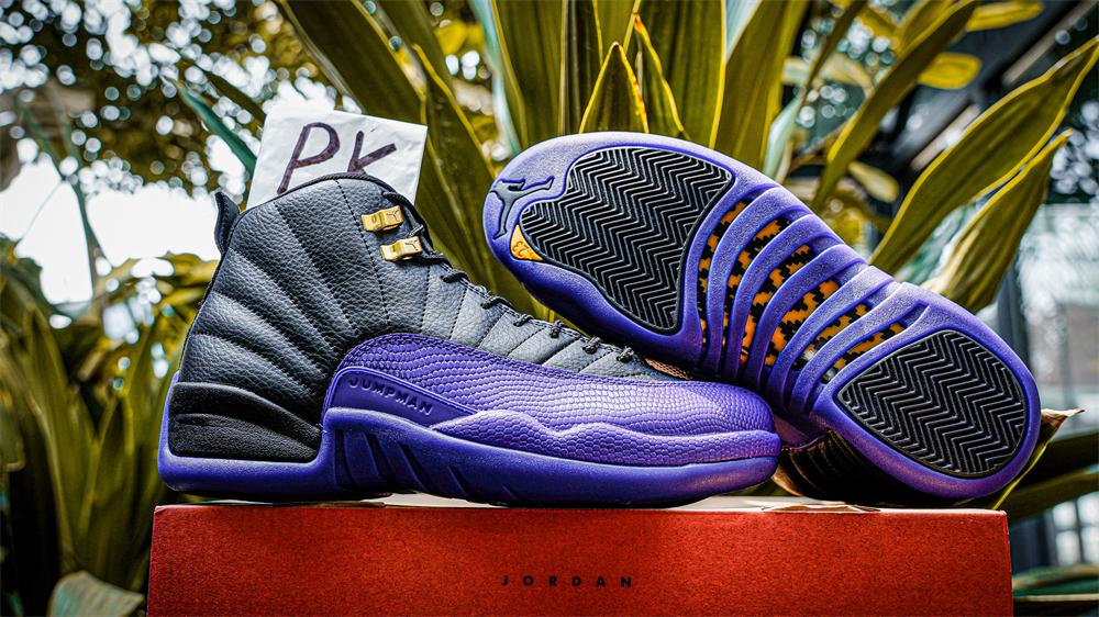 PK GOD Jordan 12 Retro Field Purple RETAIL MATERIALS READY TO SHIP